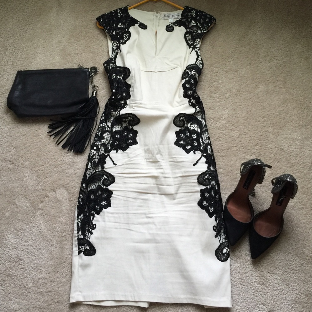 Paper Doll Dress (off white/cream)
